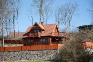 Bug Na Skarpie – Ferienhaus mit Whirlpool und Kamin