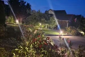 A wonderful corner with a garden and swimming pool
