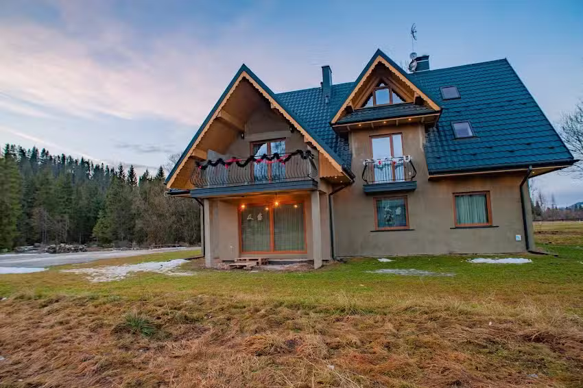 A house on the edge of the forest