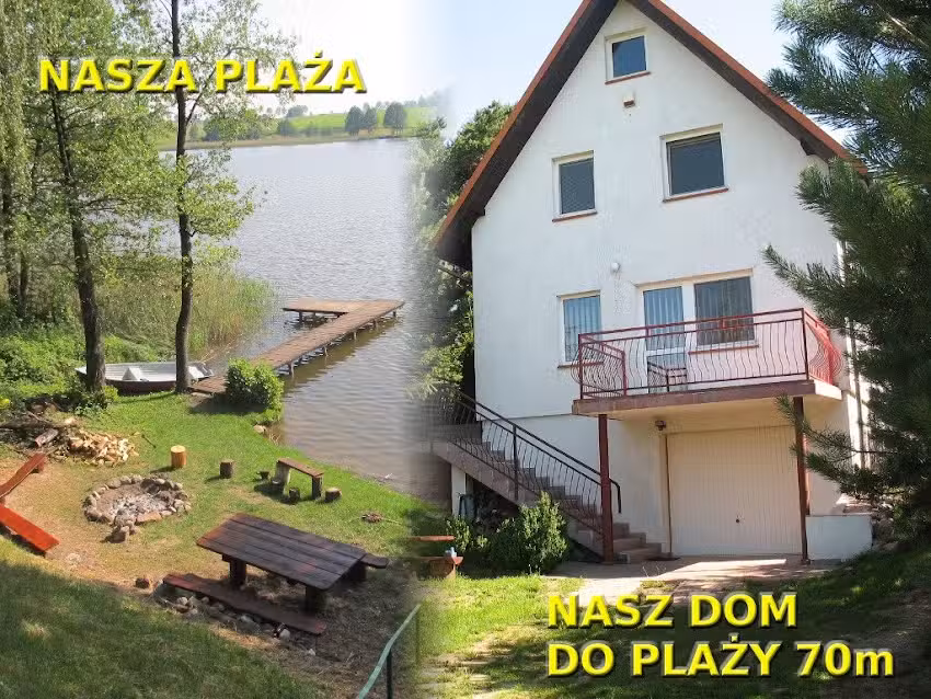 Dom nad jeziorem Mario – Kleszczewo 12J powiat Giżycko