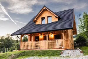 A HOUSE BETWEEN THE MOUNTAINS