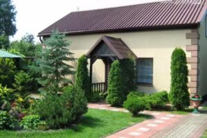 Ein Haus am Łuczański-Kanal