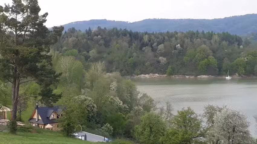 Cottage on the River San