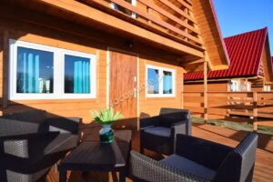 Wooden houses by the beach Biała Perła Cottages for rent