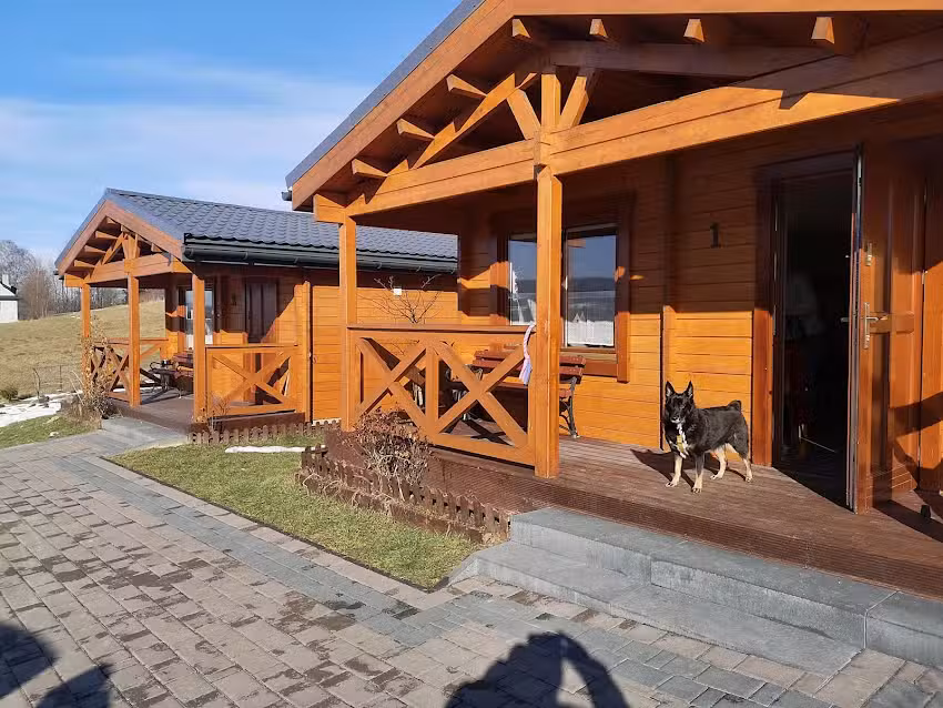 Cottages near the forest