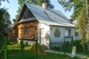 Visiting Grandma. Maria and Piotr Krok