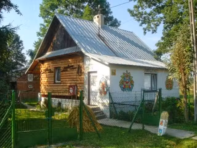 Besuch bei Oma. Maria und Piotr Krok