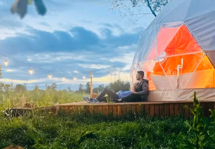 Heaven Reset & Spa – Luksusowy Glamping z jacuzzi i saunami I Warszawa I Mazowieckie