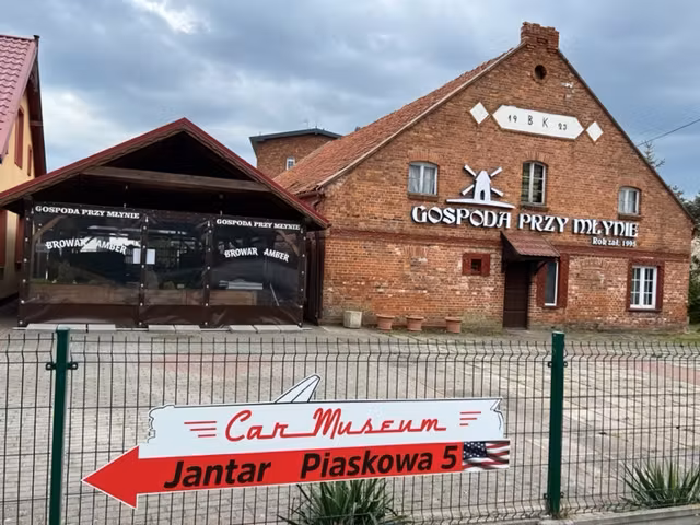 Jantarvia Car Museum Passion and Leisure Hotel with an automotive atmosphere