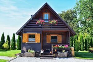 Forest Corner “Uroczysko” agritourism with sauna, hot tub and swimming pool.