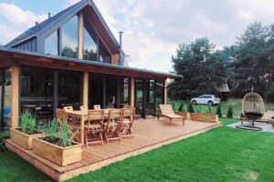 LoveLake Radzyń Haus mit Whirlpool