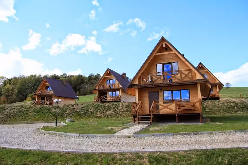 Maniówka – Ferienhäuser im Bieszczady-Gebirge