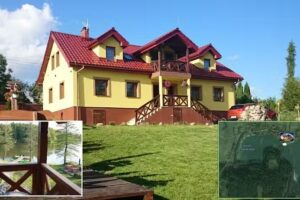 Mazurski Raj – Komfortables Haus am See: 220 m² großes Haus für 24 Personen und 110 m² große Apartments für 12 Personen direkt am See, Masuren