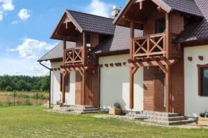 Milochówka – Semi-detached Wooden House