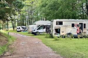 Settlement on the Cypel camping and caravan site
