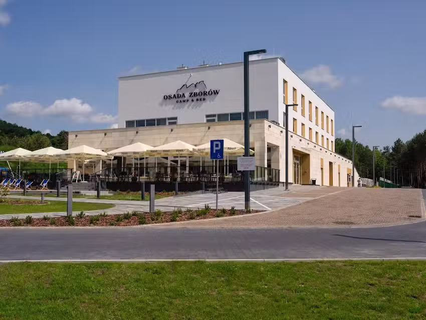 Osada Zborów – Aquapark, pole biwakowe