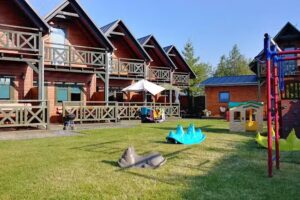 Oleńka Holiday Resort Holidays by the sea 6-person cottages Wooden cottages Cheap accommodation