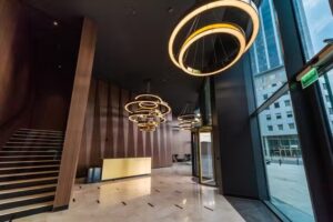 PATRONUS APARTMENTS in the Mennica Residence building, apartment rental by the day.