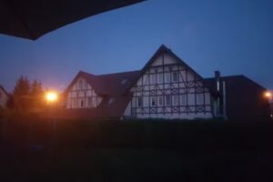 Yachthafen. Ferienhaus