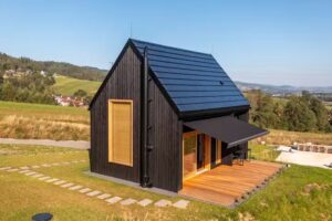 Przystań nad Listepką – Moderne Scheune mit Blick auf die Berge Tatra, Gorce und Pieniny