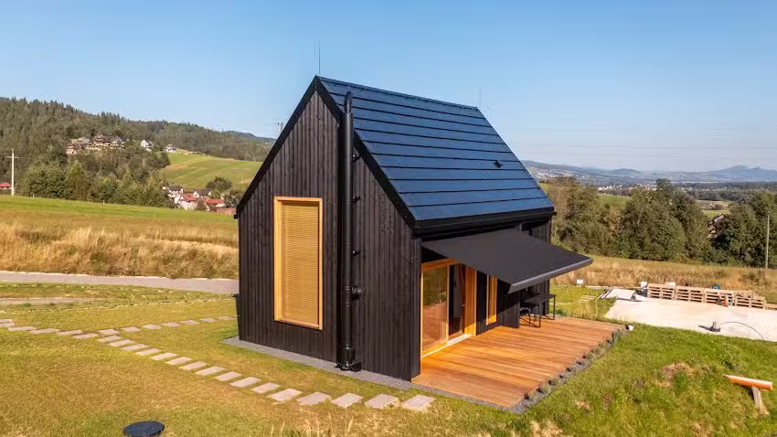 Przystań nad Listepką – Moderne Scheune mit Blick auf die Berge Tatra, Gorce und Pieniny