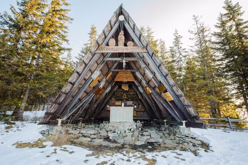 PTTK-Unterkunft auf Hala Krupowa