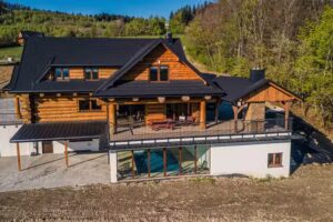 Serafinówka – Skrzętla dom z bali