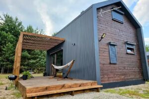 A barn among the forests
