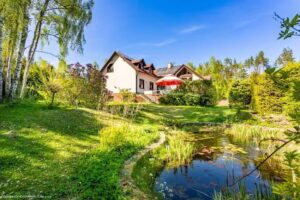 Villa Trojan on Lake Węgorzyno