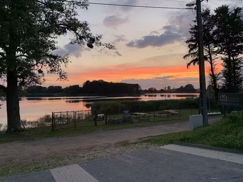 Overlooking the lake